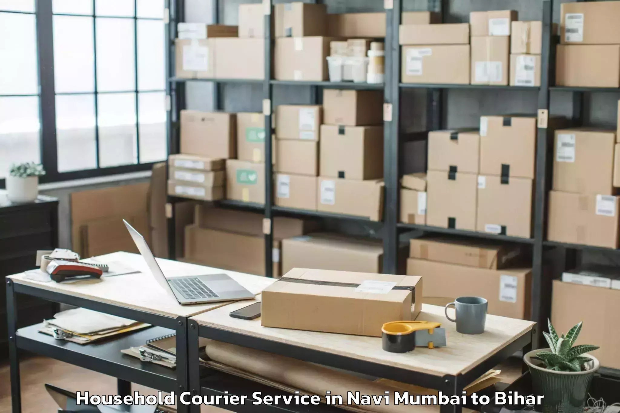 Leading Navi Mumbai to Puranhia Household Courier Provider